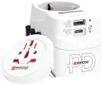 Skross PRO Light USB AC30PD Pasaulinis kelioninis adapteris, visam pasauliui
