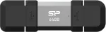 Silicon Power USB atmintukas 64GB USB3.2 + Type C C51 Black