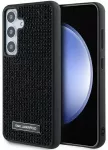 Karl Lagerfeld Rhinestone Metal Logo case for Samsung Galaxy S24 - black