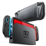 SUPCASE CRYSTAL CASE NINTENDO SWITCH 2 FROST BLACK