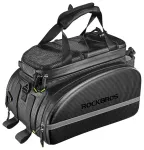 Rockbros A6-6 bicycle bag for trunk, 35 l, with fold-out pockets - black