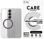 Etui CARE by PanzerGlass Flagship Urban   Combat Purple QI do Samsung Galaxy S25+ przezroczysty