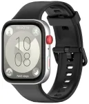 Beline Saiboro i&scaron;maniojo laikrodžio dirželis Huawei Watch Fit 3/4/4 Pro/5/5 Pro | silikoninis | juodas