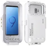 Puluz Waterproof Case (45m) for USB-C Smartphones for Underwater Photos and Videos (White)