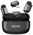 BOYA Mini 2-01 Lightning + USB-C Wireless Microphone Set Bezvadu mikrofonu komplekts (2xTX 2xRX) / 2.4GHz / 48kHz/24bit