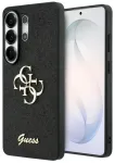 Case Guess Fixed Glitter Big 4G Metal Logo Aizsargapvalks priek&scaron; Samsung Galaxy S26 Ultra / melns