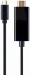 Gembird A-CM-HDMIM-01 USB Type-C uz HDMI kabelis 4K@30Hz 2m / melns