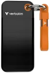 External Drive Verbatim Pocket SSD 128GB USB-C 3.2 Gen.2 Black and Orange 32435