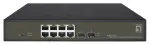 LevelOne GES-2110P Hilbert 10 prievadų Gigabit PoE i&scaron;manusis Lite valdomas L2 jungiklis, 8x PoE 130W, 2x SFP