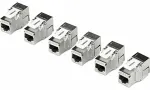 TRENDnet Ekranuoti Cat6A Keystone lizdai, 6 vnt. komplektas
