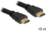 Delock kabelis High Speed HDMI su Ethernet, HDMI A ki&scaron;tukas > HDMI A ki&scaron;tukas 15 m