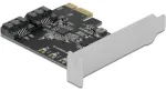 Tinklo plok&scaron;tė Delock DeLOCK 2 prievadų SATA PCI Express kortelės adapteris