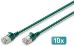 Digitus Kabelis CAT 6A F/FTP Slim 1,00m Green 10 vnt. (DK-1632-A-010S-G-10)