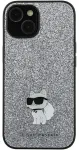 Karl Lagerfeld KLHCSA35GCNPSG A35 A356 sidabrinis|silver dėklas Fixed Glitter Choupette Logo Metal Pin