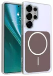 Etteri Hidden Pearl Epoxy Mag telefono dėklas Samsung Galaxy S25 Ultra (S938) rudas