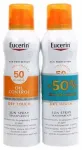 Eucerin Oil Control Dry Touch SPF 50 veido apsauginis kremas nuo saulės 2x200ml
