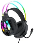 Wozinsky WSG-1118 Wired Gaming Headphones with Microphone and RGB Backlight - Black