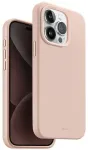 UNIQ dėklas Lino Hue iPhone 15 Pro 6.1" Magclick Charging rožinis|blush pink