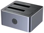 Stacja klonująca dyski 2,5/3,5 USB 5 Gbps; Y-3026GY01-EU