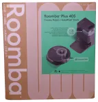 Robotas siurblys iRobot Roomba Plus 405 Combo su drėgnuoju valymu + valymo bazė Black