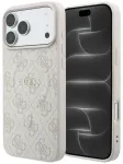 Etui Guess Embossed 4G Ring Classic MagSafe na iPhone 18 Pro / 17 Pro - r&oacute;żowe