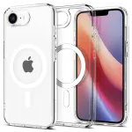 Spigen Crystal Hybrid MagSafe, clear white - iPhone 17e/16e