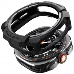 Spigen Rugged Armor i&scaron;maniojo laikrodžio dėklas Samsung Galaxy Watch Ultra 2 (47 mm) | juodas