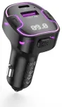 XO FM BCC12 Bluetooth FM Raidītājs MP3 Auto lādētājs 3.1A