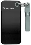 Verbatim 32415 Pocket SSD Ārējais disks 256GB USB-C 3.2 gen.2 / melni-pelēks
