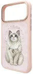 NIMMY case LUCKY FASHION CAT compatible with MagSafe for IPHONE 18 Pro/17 Pro pink
