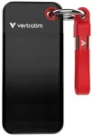 External Drive Verbatim Pocket SSD 128GB USB-C 3.2 Gen.2 Black and Red 32434