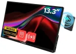 Portable Touch Monitor Verbatim ALU 13.3" WUXGA with 5000mAh Power Bank black 32087