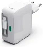 Hama 65W GaN USB-C Roll-up 00201957 įkroviklis baltas