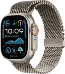 I&scaron;manusis laikrodis Apple Watch Ultra 2 GPS + Cellular 49mm Natural Titanium Case Milanese Loop S Grey (MX4M3FD/A)