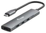 Equip 4 prievadų USB-C 3.2 &scaron;akotuvas->4xUSB-C 3.2 5Gbps
