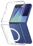 Ringke Galaxy Z Flip 7 plonas magnetinis skaidrus dėklas