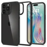 Spigen Crystal Hybrid, matte black - iPhone 15 Pro Max