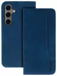 Wonder Prime knyginio tipo telefono dėklas Samsung Galaxy S26 (S942) tamsiai mėlynas