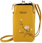 Knitted bag for phone GCW17 yellow