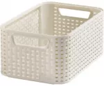 Dėžutė Style S 28,5x19,4x13cm kreminės spalvos