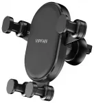 Vipfan H01 gravitacinis automobilinis telefono laikiklis ant oro grotelių 4.7-6.5" juodas