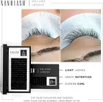 Nanolash Volume Lashes Mākslīgās skropstas 0.10 C 9 mm