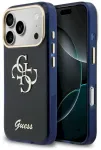 Case Guess IML 4G Script Metal Aizsargapvalks priek&scaron; iPhone 17 Pro Max / zils