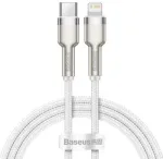 Baseus Cafule Lightning - USB-C Kabelis PD 20W 1m / balts