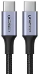 UGREEN US316 USB-C uz USB-C kabelis 100W 5A 3m / melns