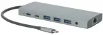 Dokstacija/replikators Mobilis Mobilis 020028 vadu USB 3.2 Gen 1 (3.1 Gen 1) Type-C Grey