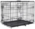 Narvas &scaron;unims - Placek wire dog crate / Double door / 121 x 74 x 82 cm