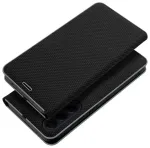 LUNA Book Carbon knygos tipo dėklas Xiaomi Redmi 13C / POCO C65 juodas