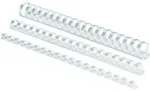 Plastmasas spirāles Fellowes &Oslash;25mm, 50gab/iep, baltas