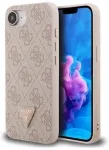 Guess PU 4G Strass Triangle Metal Logo Case Aizsargapvalks priek&scaron; Apple iPhone 16e